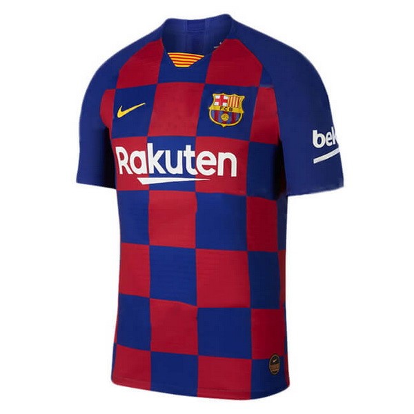 Camiseta Barcelona 1ª Kit 2019 2020 Azul Rojo